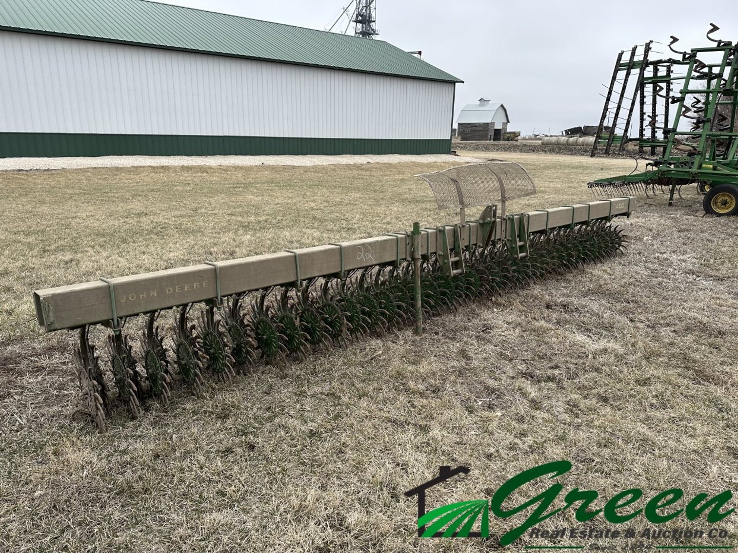 Image for 60x90 building & clean line of farm equipment auction