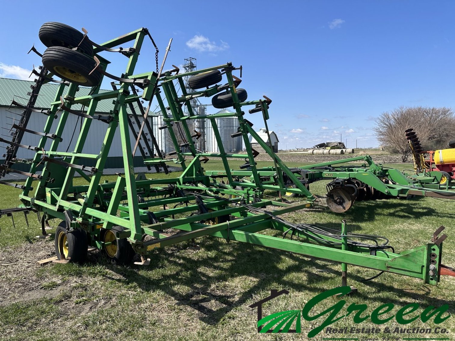 Image for 60x90 building & clean line of farm equipment auction