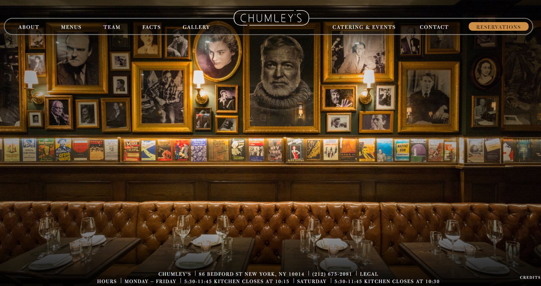 Image for Restaurant Equipment & Collection of Literary Author Portraits