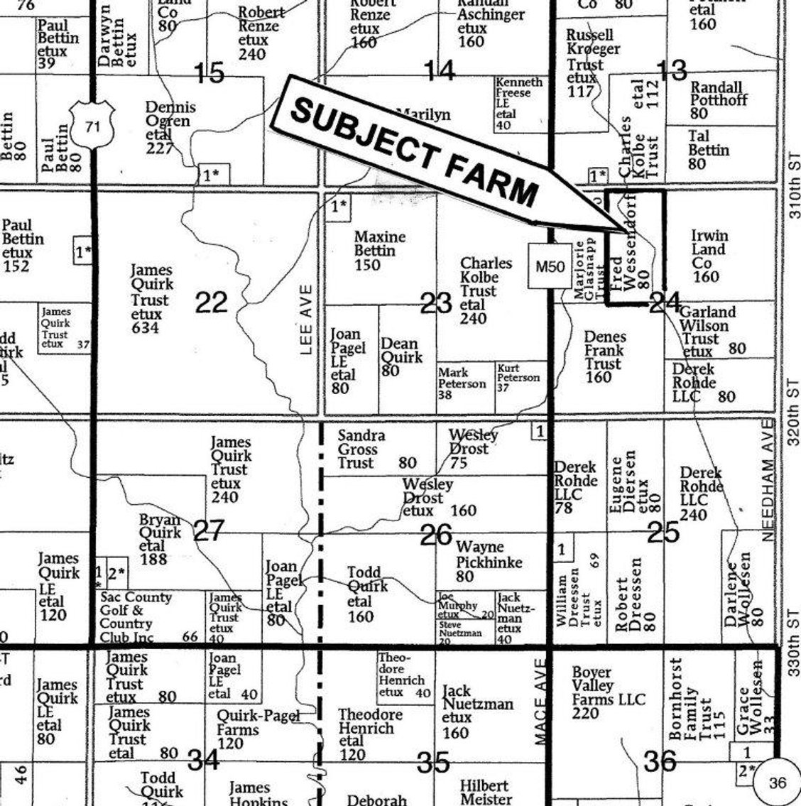 Image for Sac County, Iowa Farmland Auction!