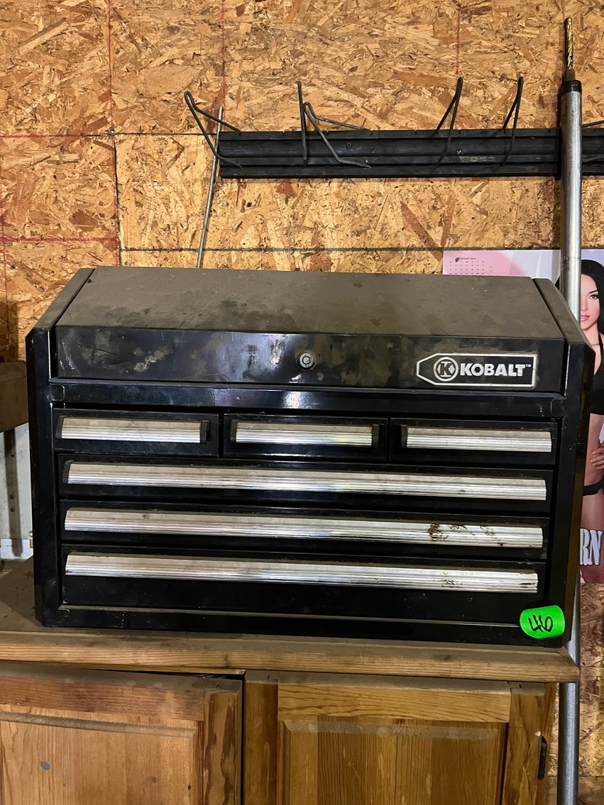Image for Snap-On Toolbox and Tools, Construction Supplies.
