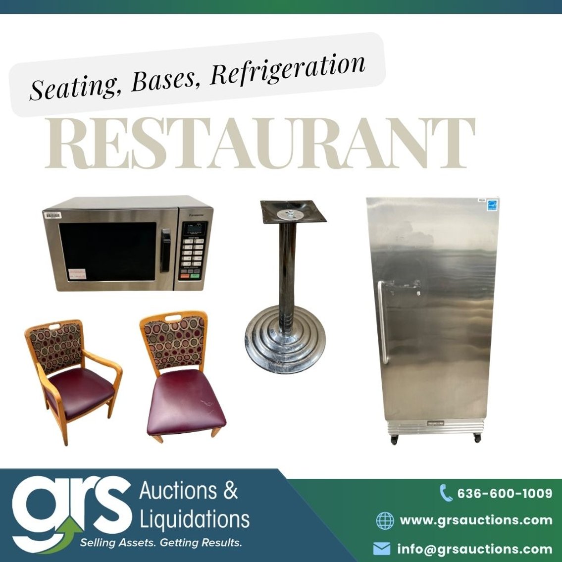 Image for Restaurant Seating, Table Bases, Refrigeration