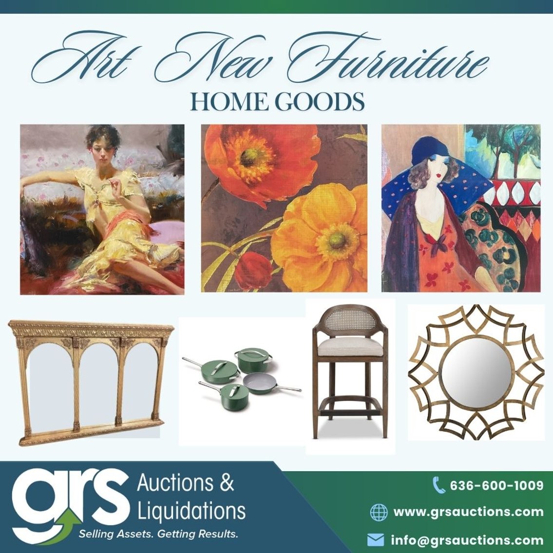 Art, New Furniture and Home Goods