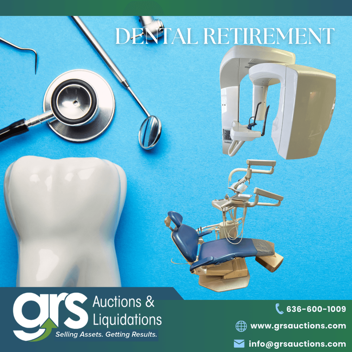 Dr. Henley DDS Is Retiring - Dental Equipment - SUNDAY CLOSE