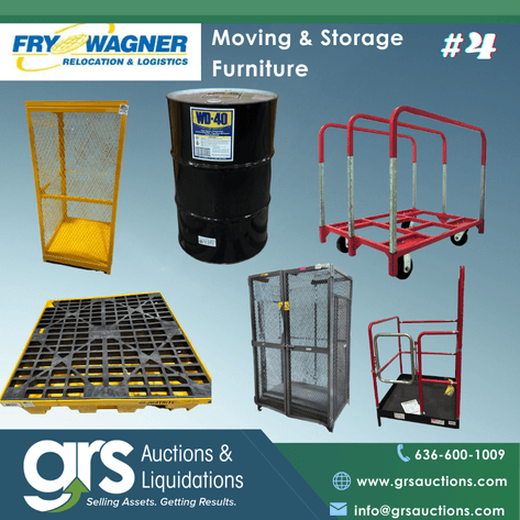 Image for Fry Wagner Moving & Storage Liquidation: Warehouse Equipment, Material Handling & Shop Tools | 4th Auction Series