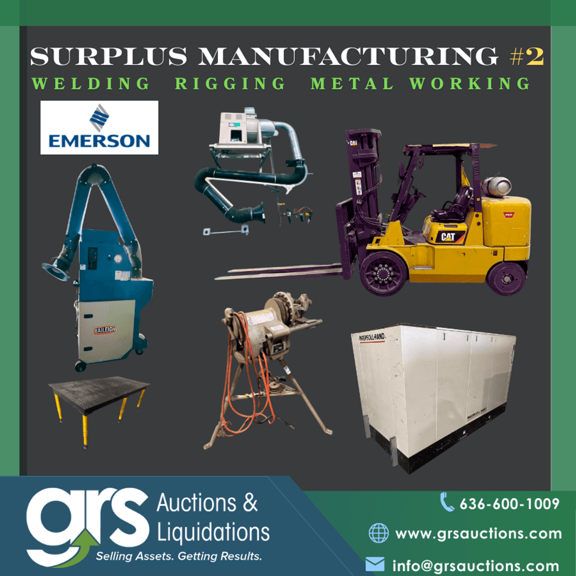 Online Auction of Emerson Surplus Manufacturing Assets #2