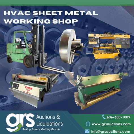 Image for HVAC Sheet Metal Working Shop - Bidding Now!