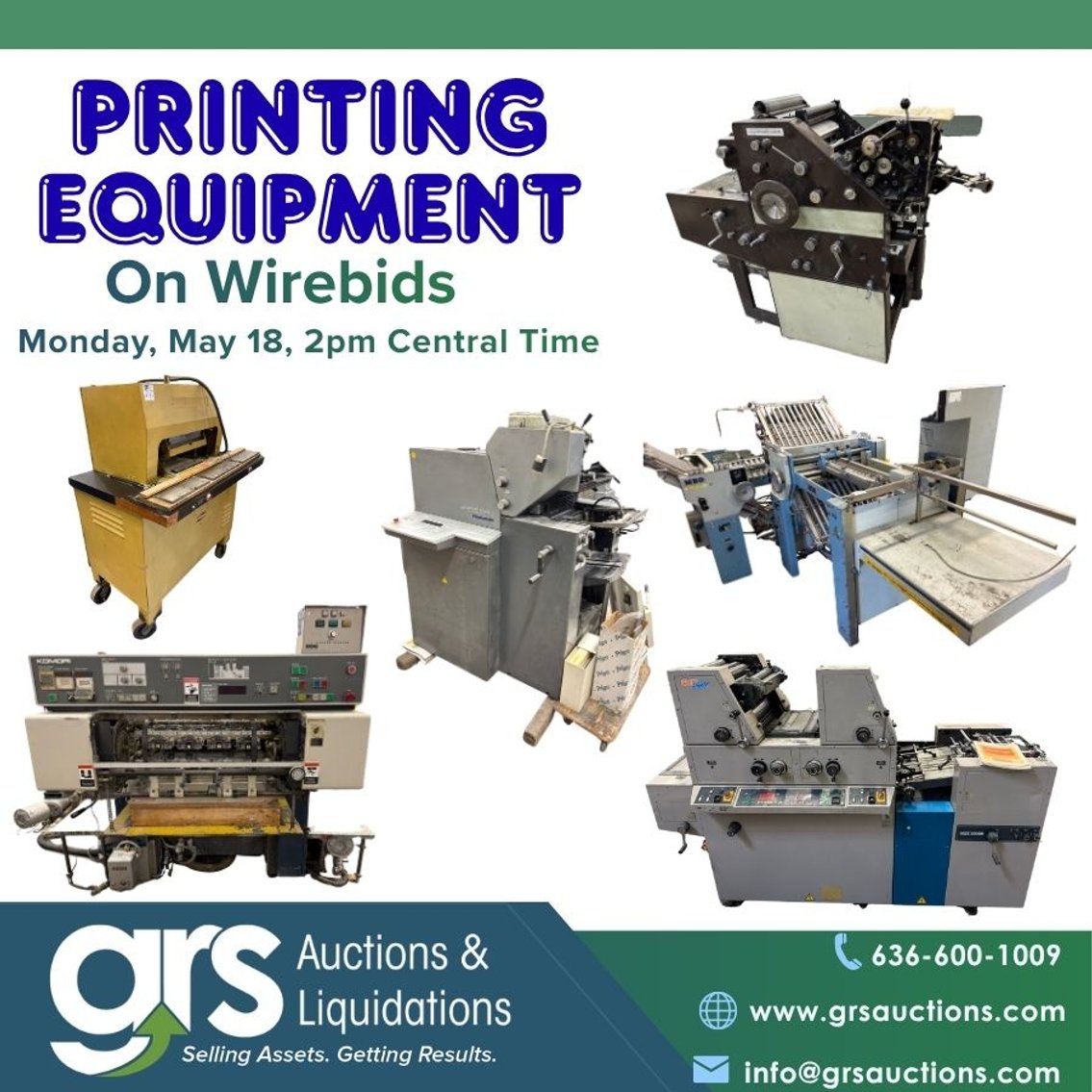 Image for BREEVES Print Equipment Shop O'Fallon Missouri - Wirebids