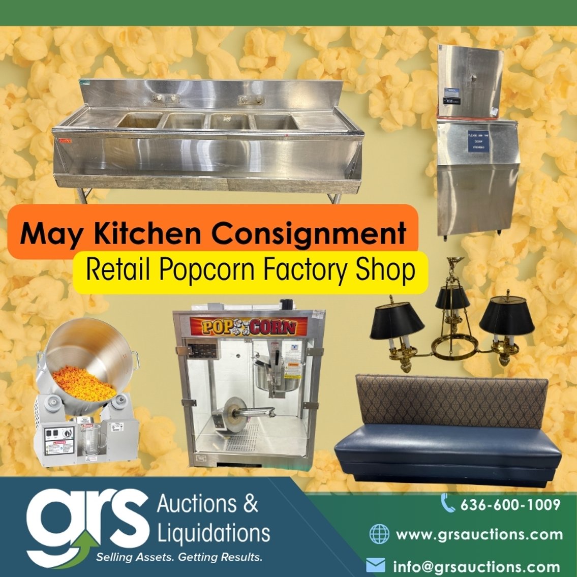 May Kitchen Consignment - Commercial Popcorn Equipment & Food Service Essentials