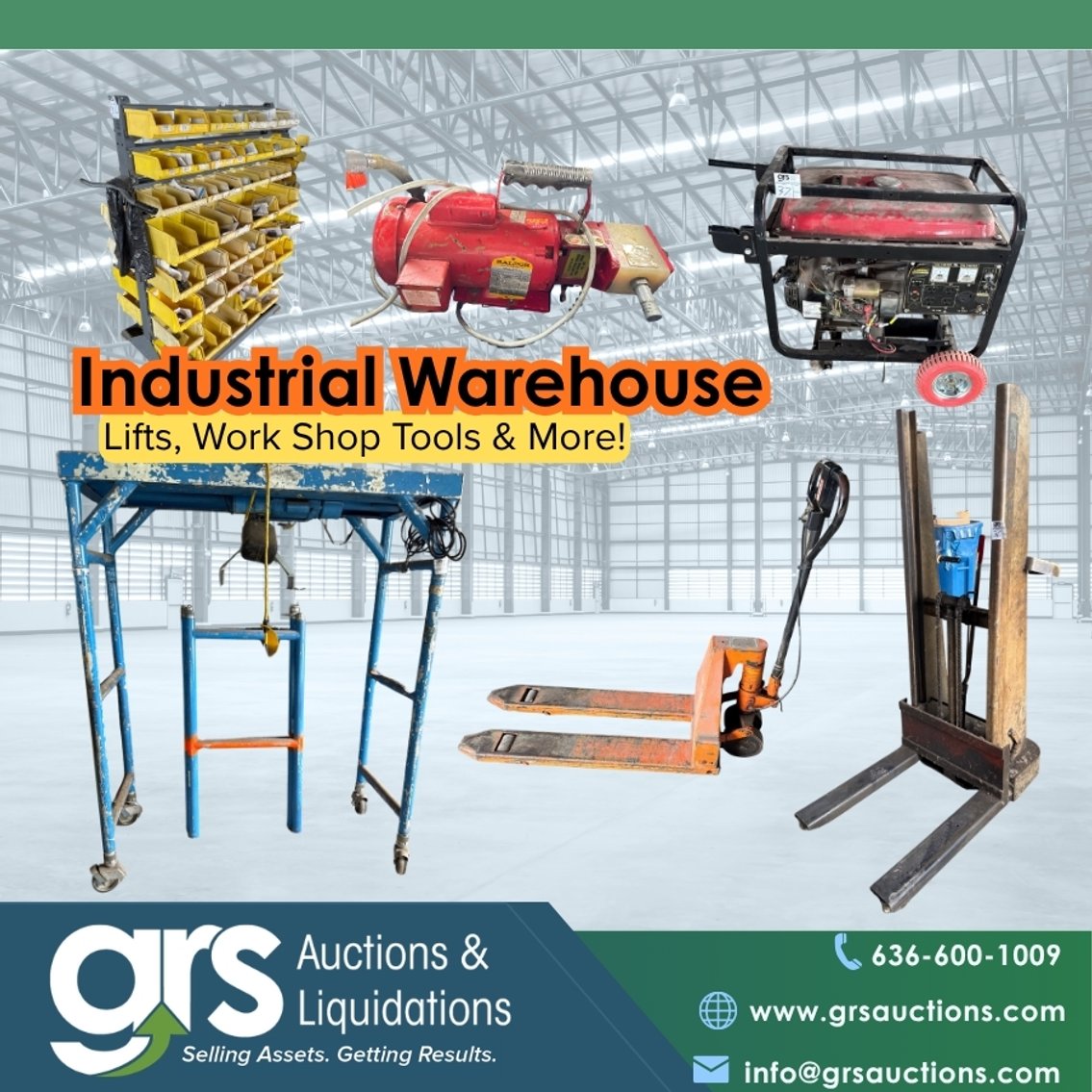 Industrial Warehouse - Contractor & Construction Material Surplus!