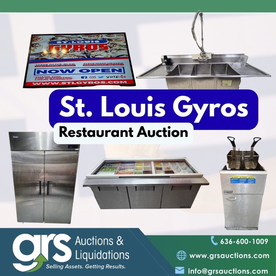 St. Louis Gyros Restaurant - Commercial Kitchen Equipment Auction
