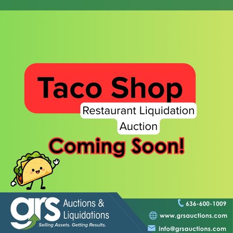 Image for TACO SHOP - Restaurant Liquidation Asset Auction
