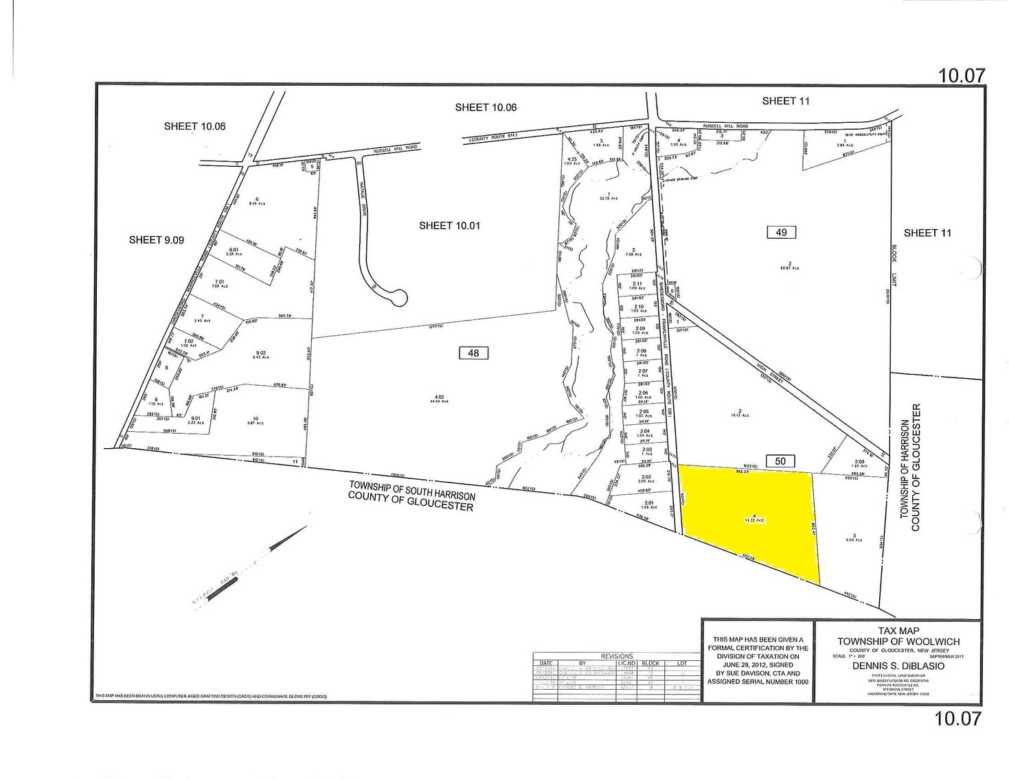 Image for 14.32 +/- Acres Available in 5A Zoning District in Woolwich Township