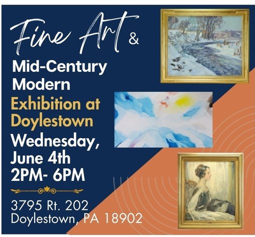 Image for Doylestown Exhibition | Fine Arts and Mid-Century Modern | June 4, 2025 from 2 - 6 PM
