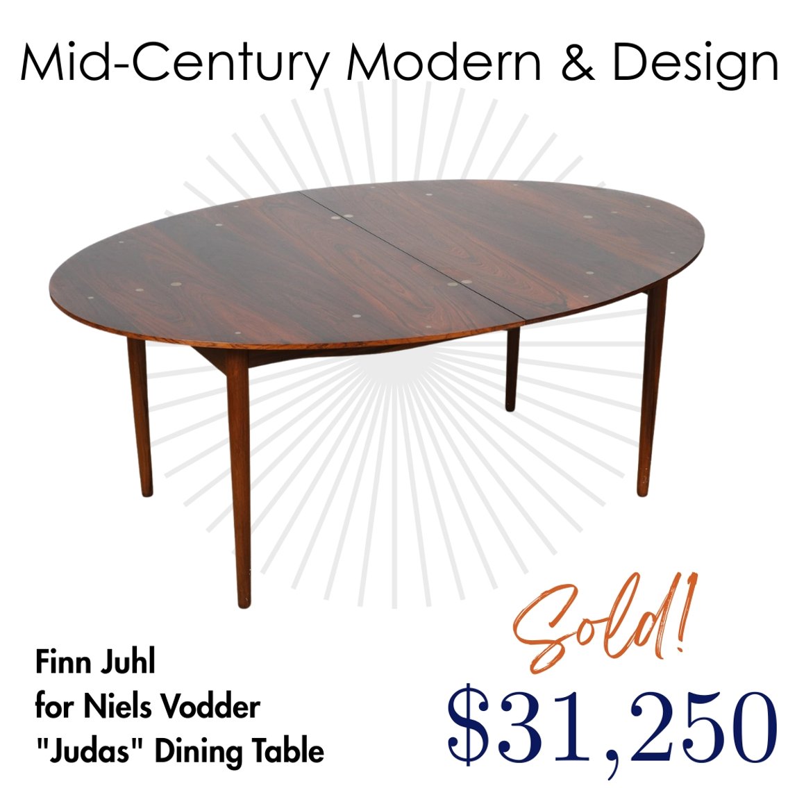 Image for Mid-Century Modern and Design | June 10, 2026 | Invitation To Consign