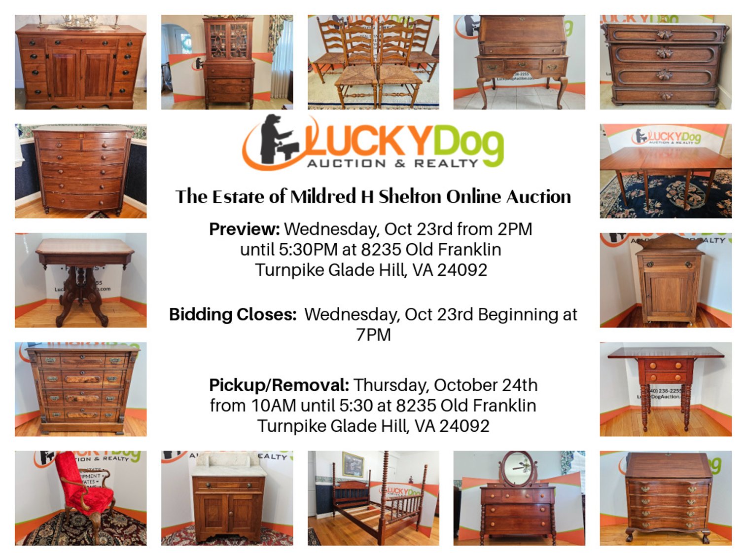 Image for The Estate of Mildred H Shelton Online Auction