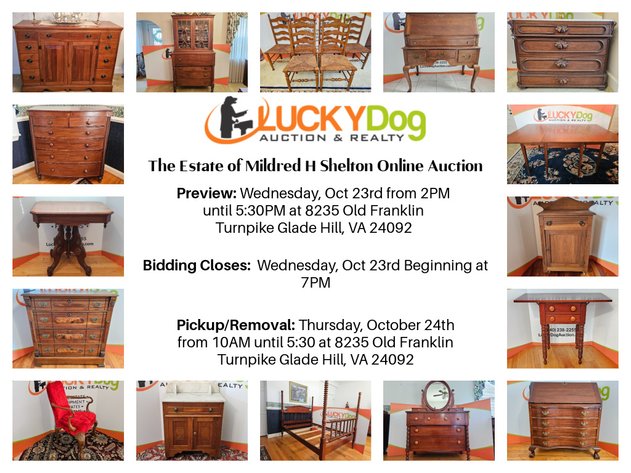 Image for The Estate of Mildred H Shelton Online Auction