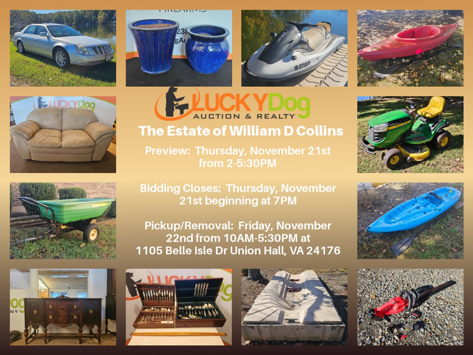 Image for The Estate of William D Collins Online Auction