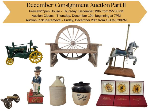 Image for December Consignment Auction Part II