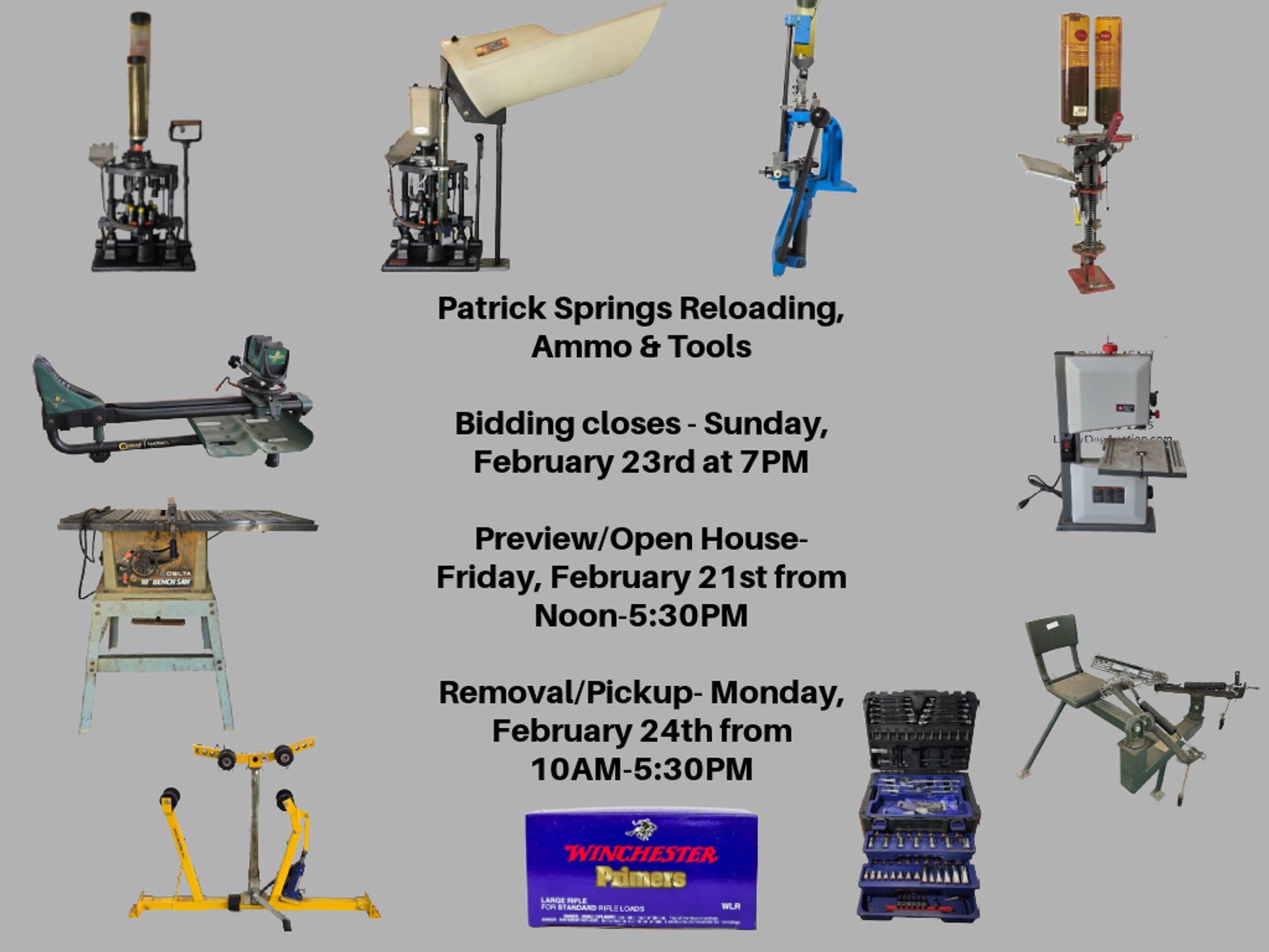 Image for Patrick Springs Reloading, Ammo and Tools