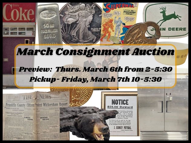 Image for March Consignment Auction