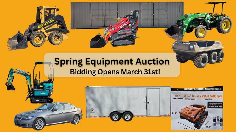 Image for Spring Equipment Auction