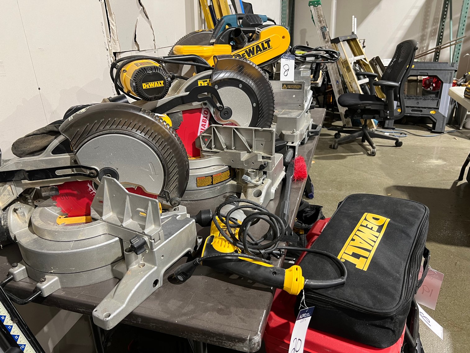 Image for A Large Inventory of Pre-Owned Contractor Tools
