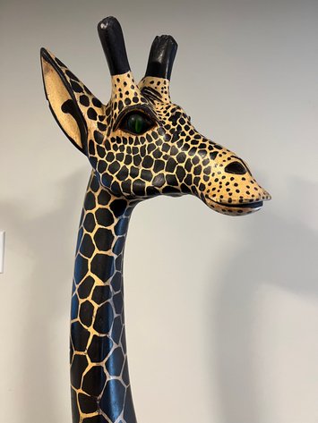 African Hand Carved Wood Statues