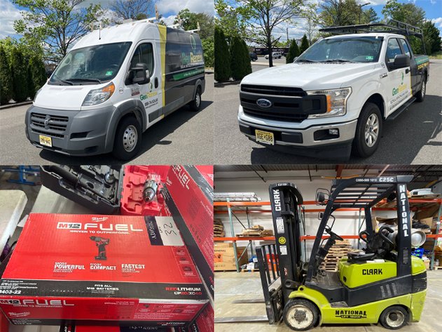 Electrical Contractor Tools & Trucks