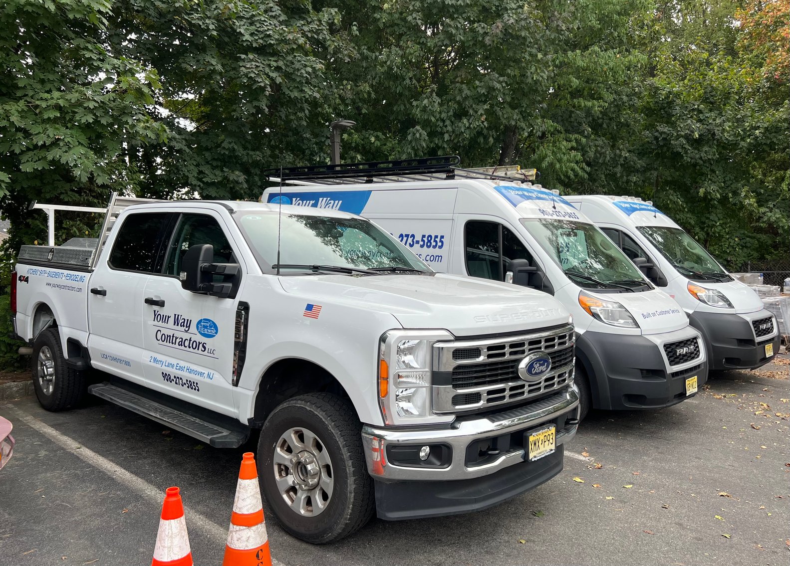 Image for 2023 Ford F250 Pick Up & (2) 2021 RAM ProMaster 2500 Vans