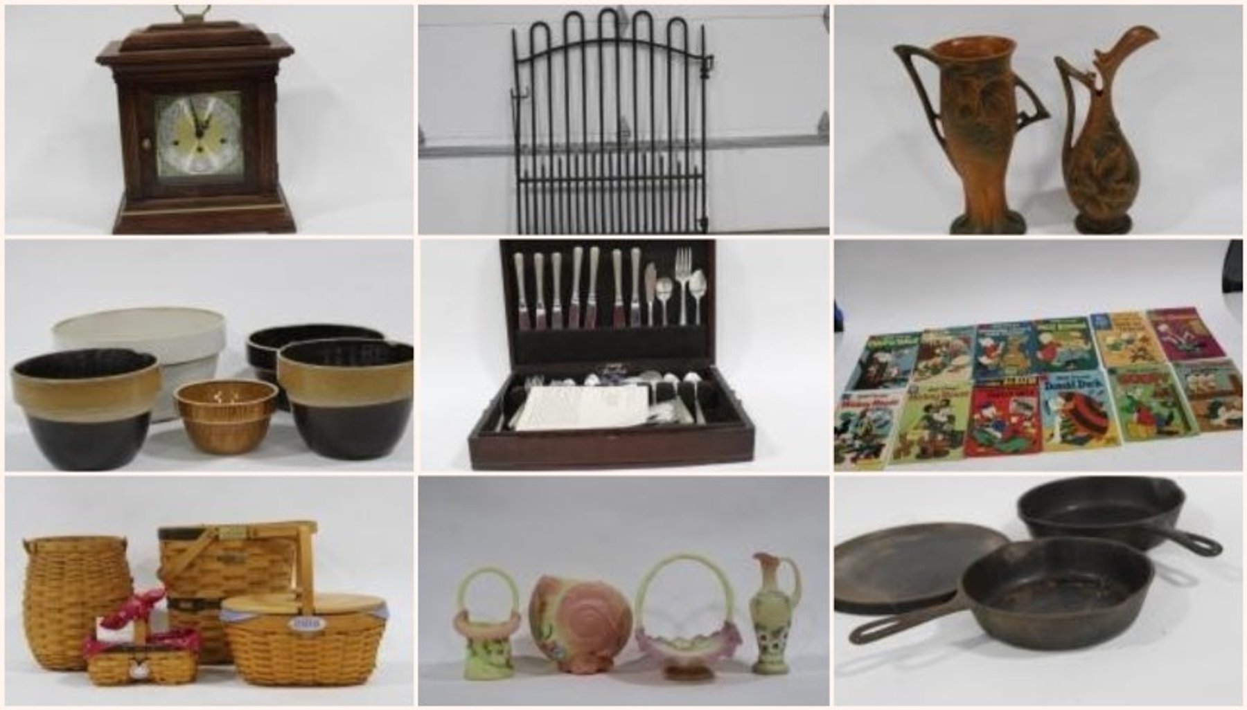 Image for COLLECTABLES-JEWELRY-GLASSWARE-COMICS-LONGABERGER