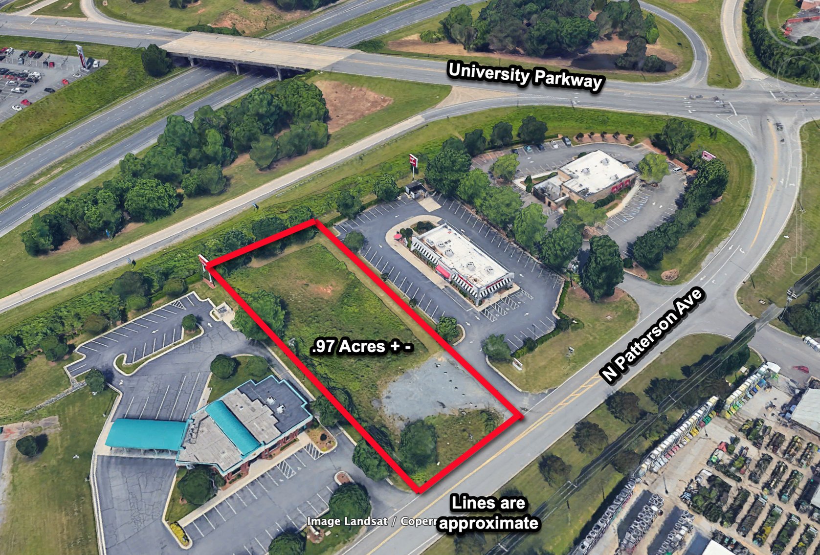 Auction for N Patterson Commercial Lot, Selling Absolute