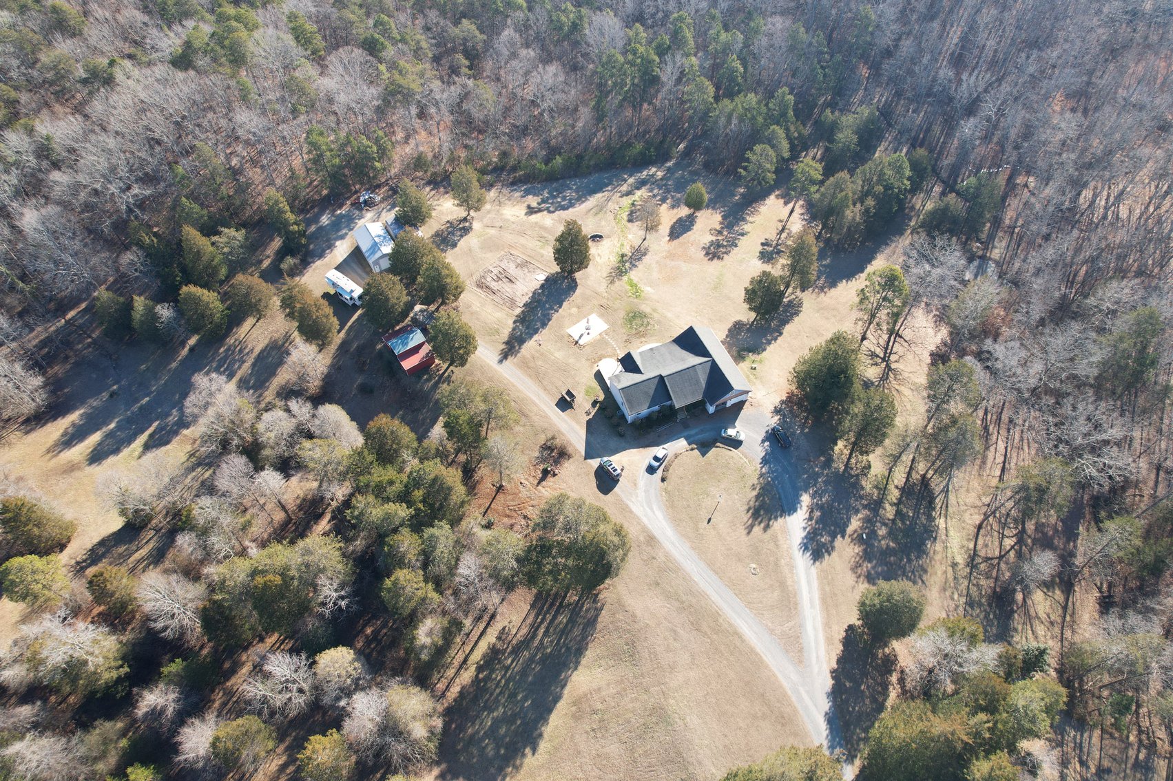 Absolute Auction for Davie County Home on 24 +/- Acres