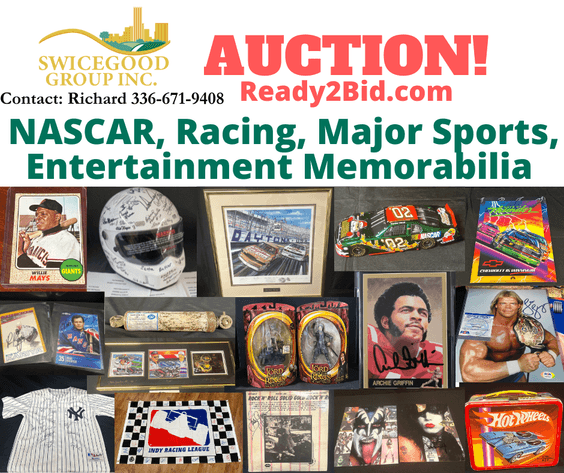 Image for NASCAR, Racing, Major Sports, Entertainment Memorabilia Auction