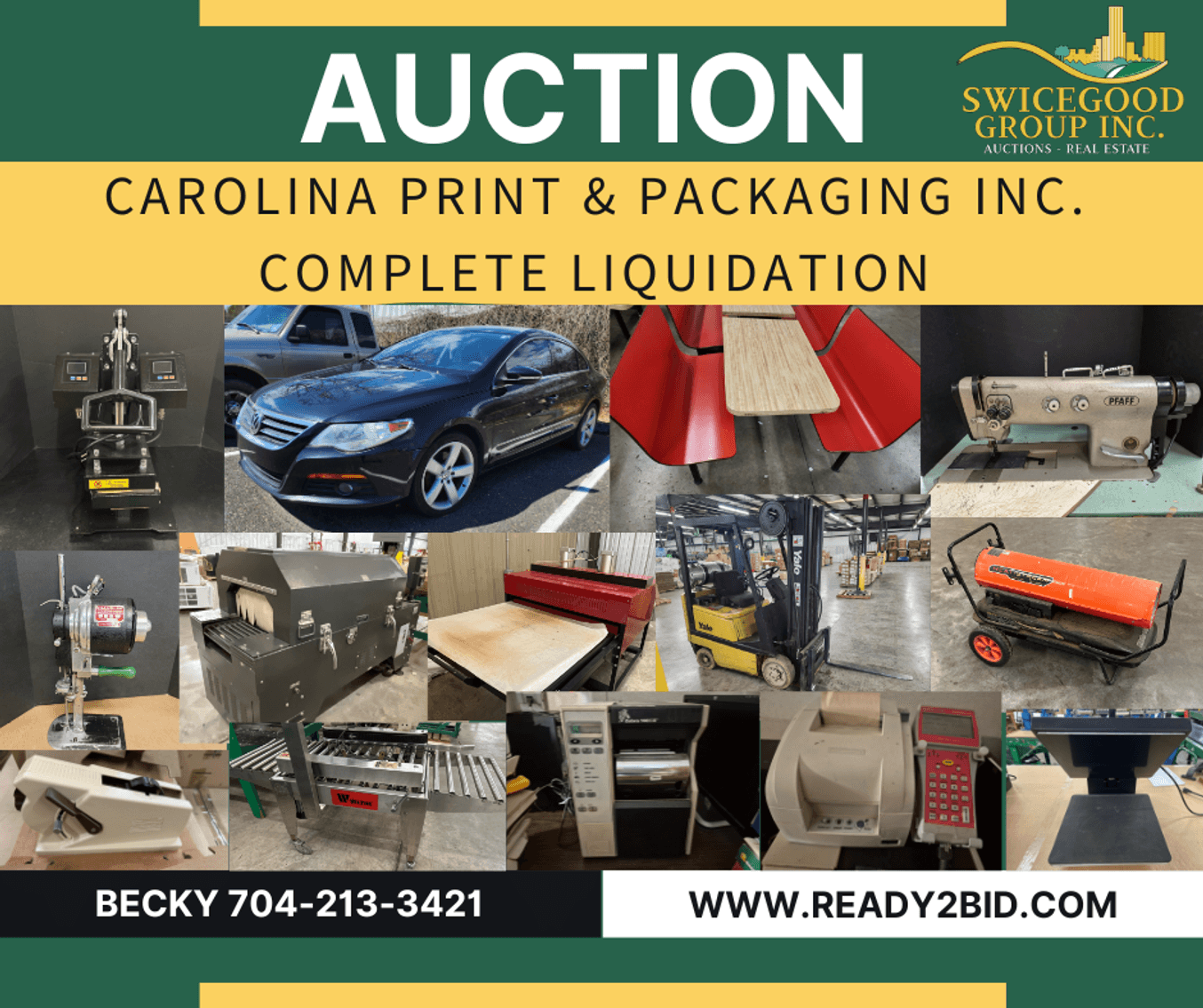 Carolina Print & Packaging, Inc. Complete Liquidation