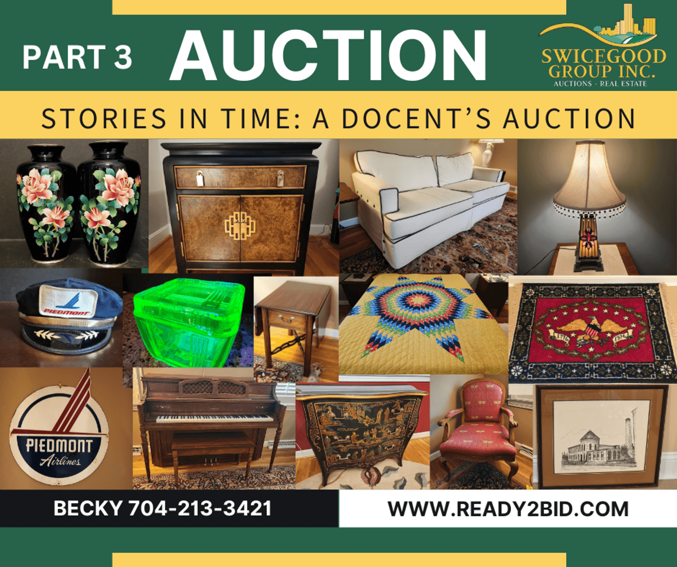 Stories in Time: A Docent's Auction Part 3