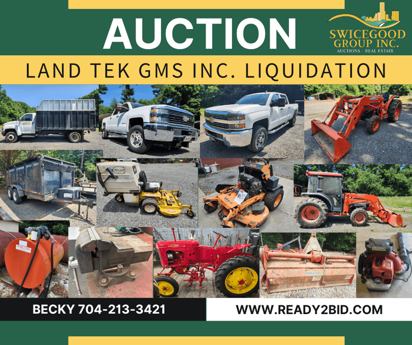 Land Tek GMS Inc. Liquidation Auction