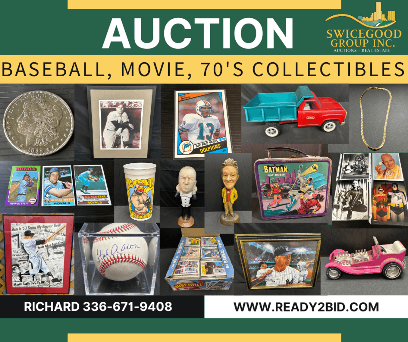 Baseball, Movie, 70's Collectibles Auction