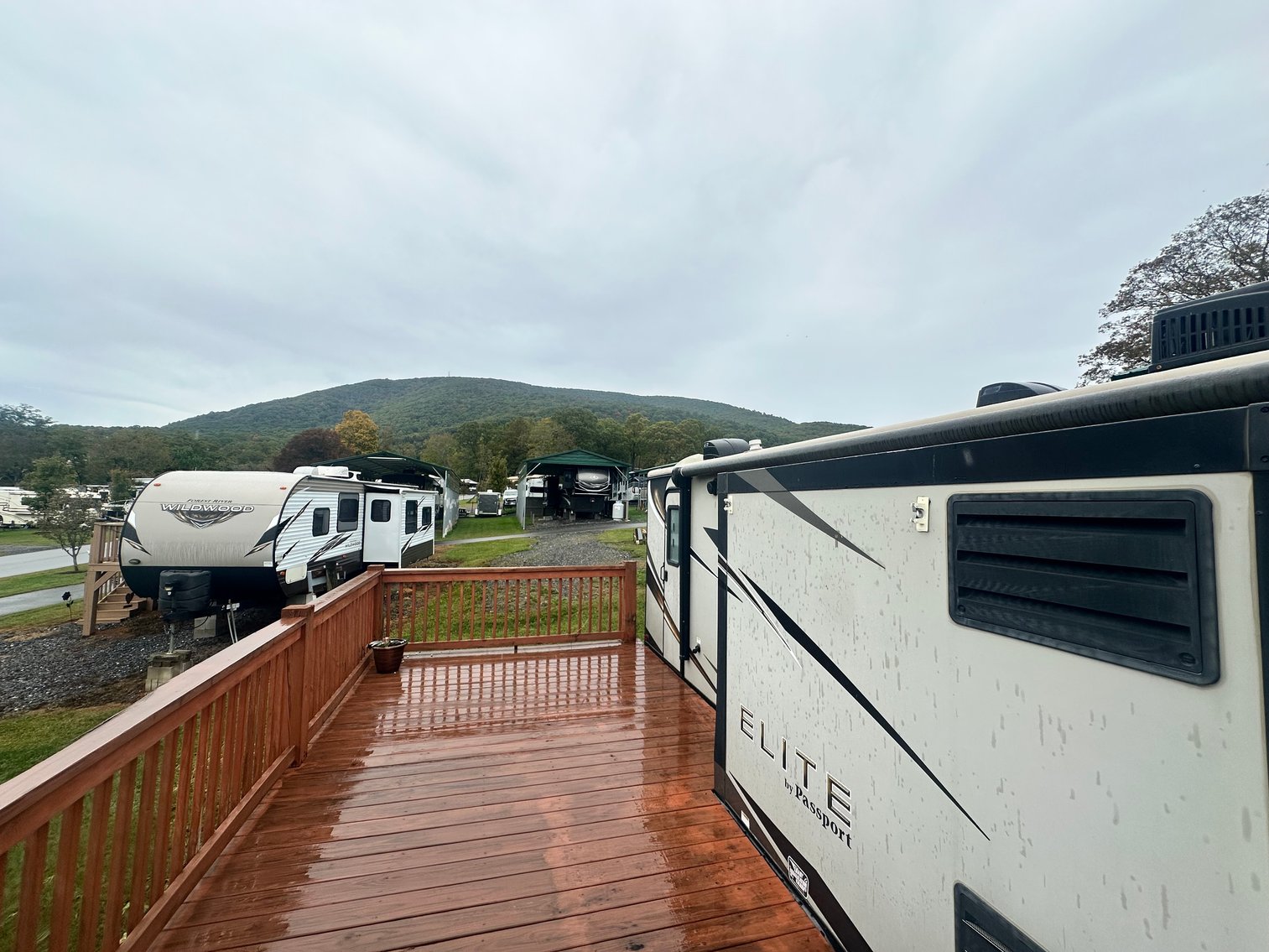Mountain Getaway - West Jefferson: Passport Elite Camper + Golf Cart