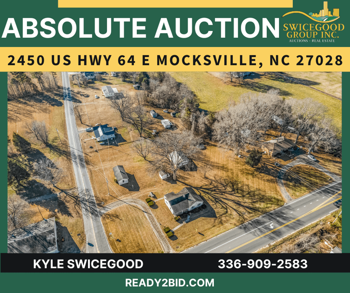 SELLING ABSOLUTE Highway 64 Opportunity - Mocksville, NC