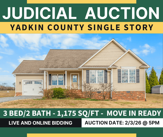 Image for JUDICIAL AUCTION - Move-In Ready Home in Yadkin County, NC