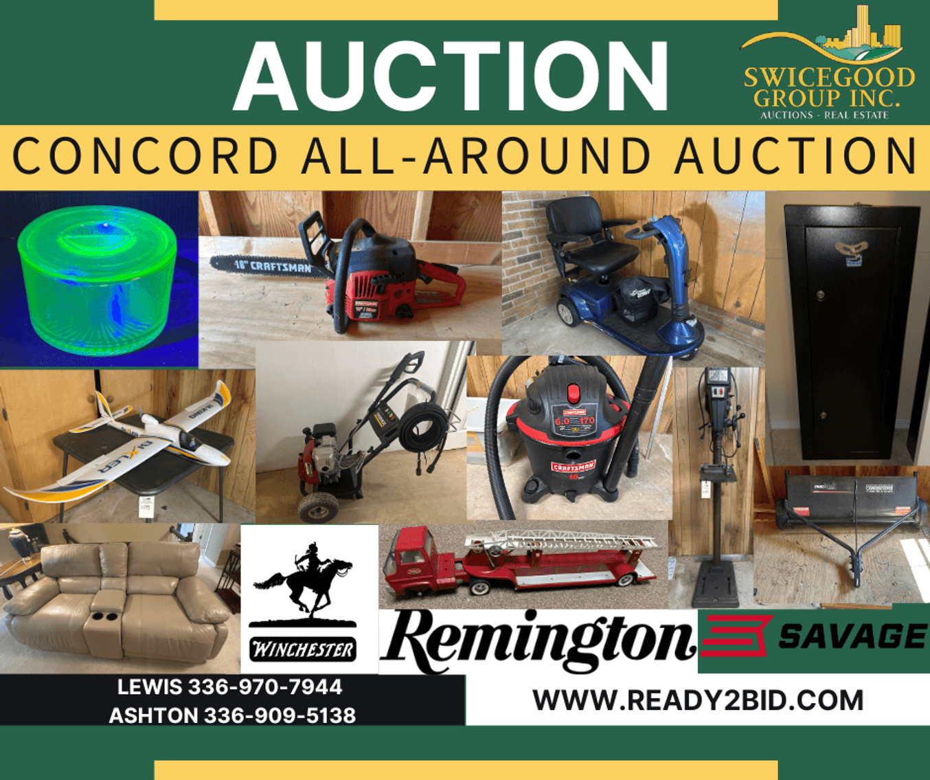 Concord All-Around Auction - Firearms, Tools, Home Goods & More