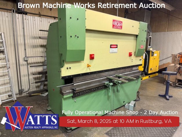 Image for Brown Machine Works Retirement Liquidation - Day 2 of 2