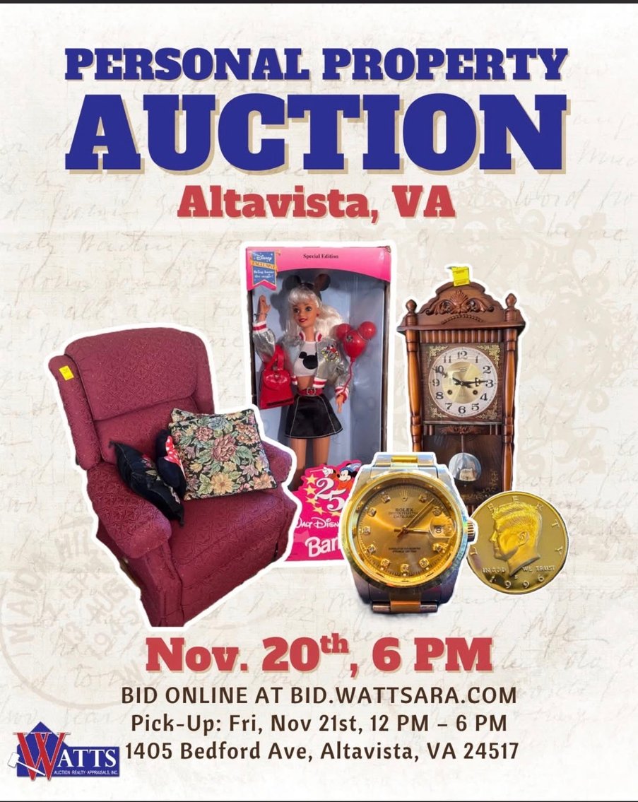 Image for Altavista Personal Property Online Only Auction