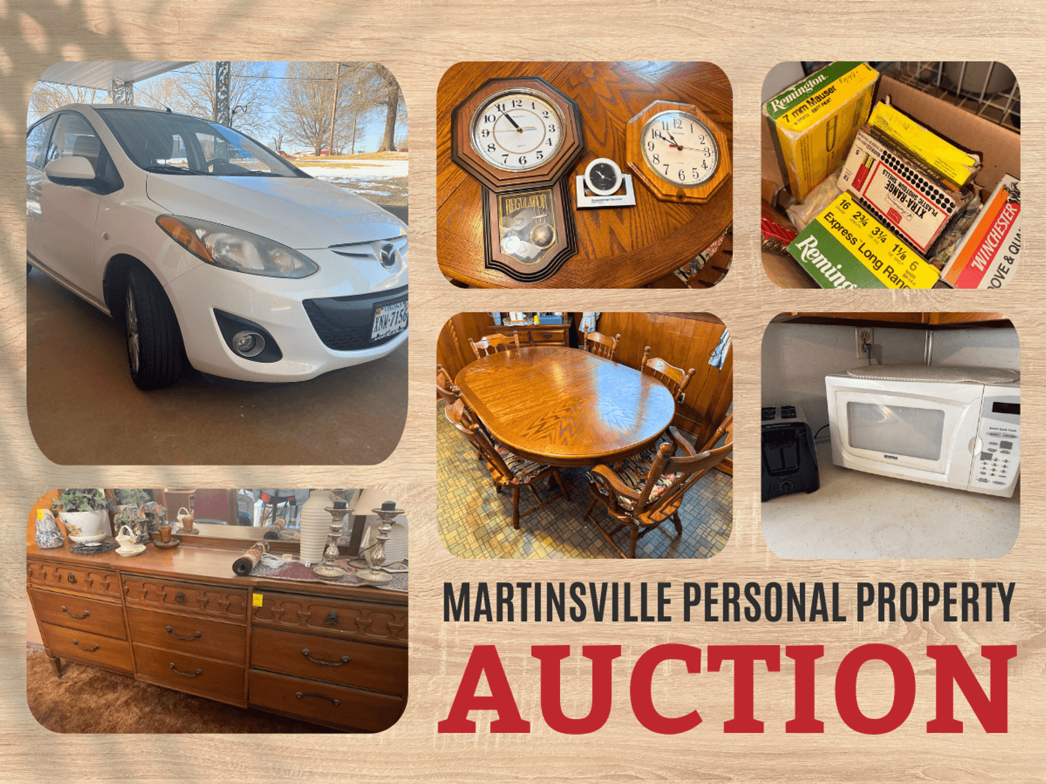 Image for Martinsville Personal Property Auction