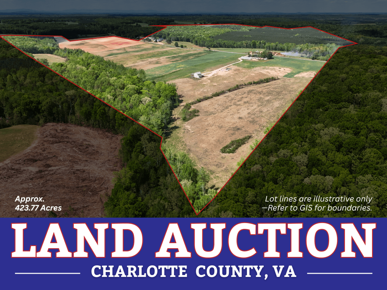 Image for 423 +/- Ac in Charlotte County, VA