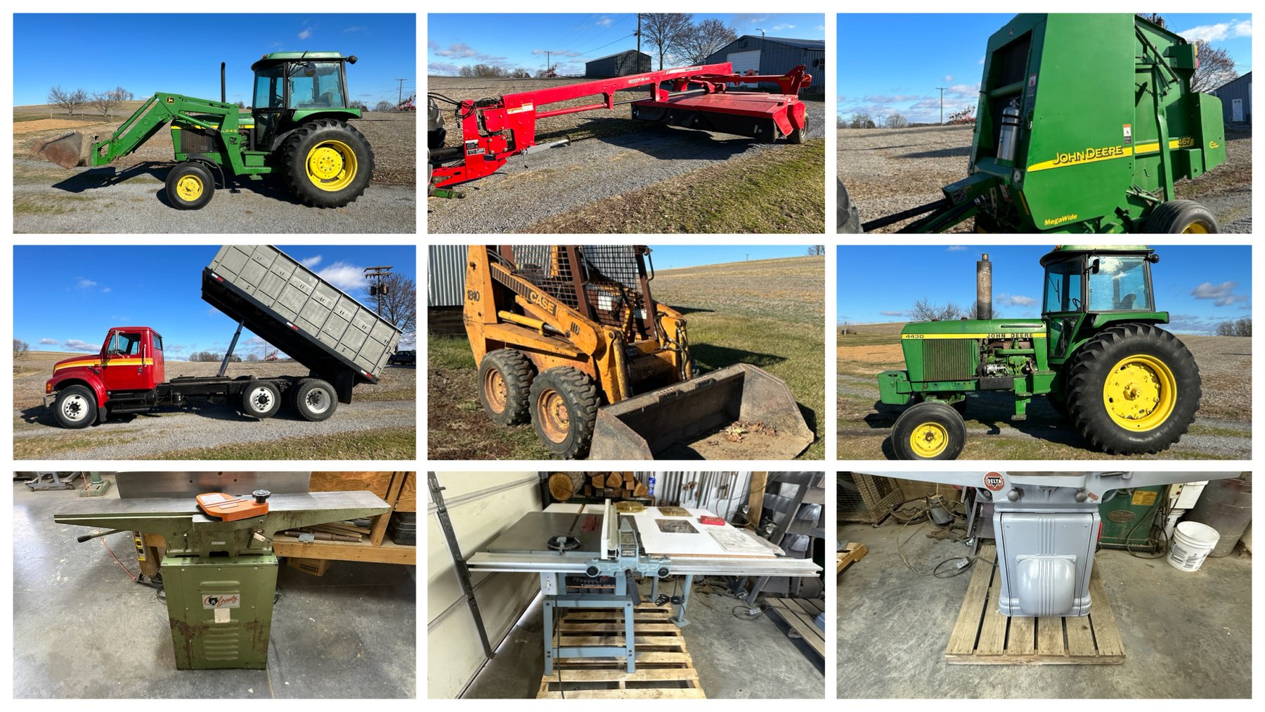 Image for Farm Equipment & Woodworking Items