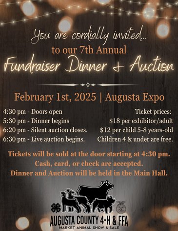 Image for 7th Annual Augusta Co. 4H/FFA Fundraiser