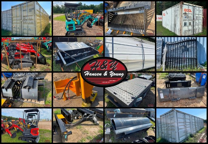 Image for October 6th Container & Attachment Auction - Prairie Farm, WI