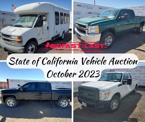 Image for State of California Vehicle Auction October 2023